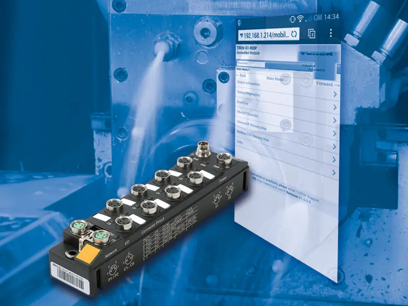 I/O module voor Ethernet van Turck