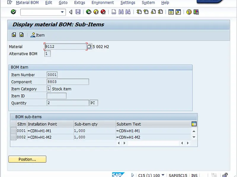 EPLAN SAP interface