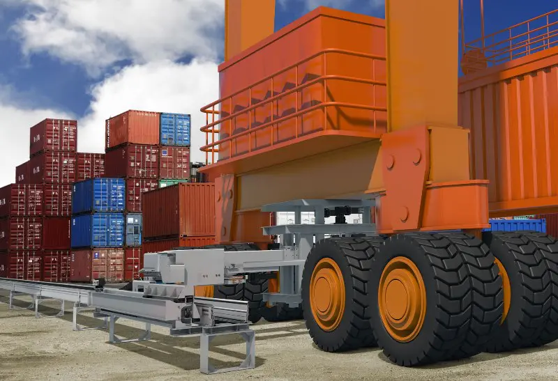 data-/energiekoppeling voor portaalkranen