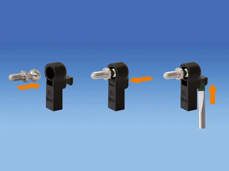 hoekscharnier van igus