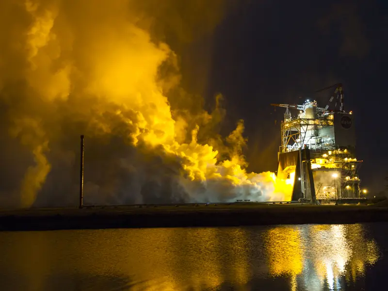 NASA RS-25 motor van de Space Shuttle wordt verbeterd voor het SLS