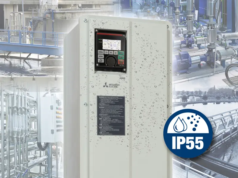 IP55 frequentieregelaar van Mitsubishi Electric