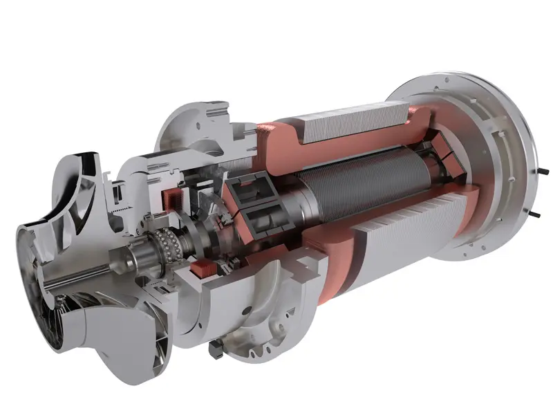 SKF magneetlager voor compressoren
