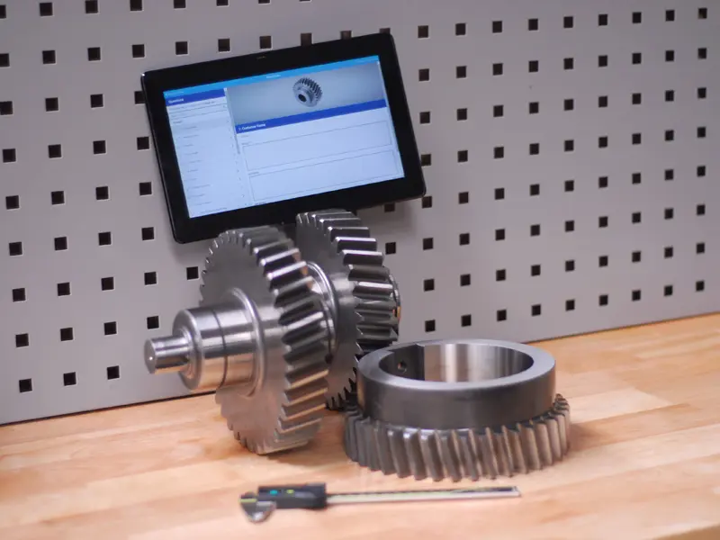 Mobile Inspection App voor tandwielen