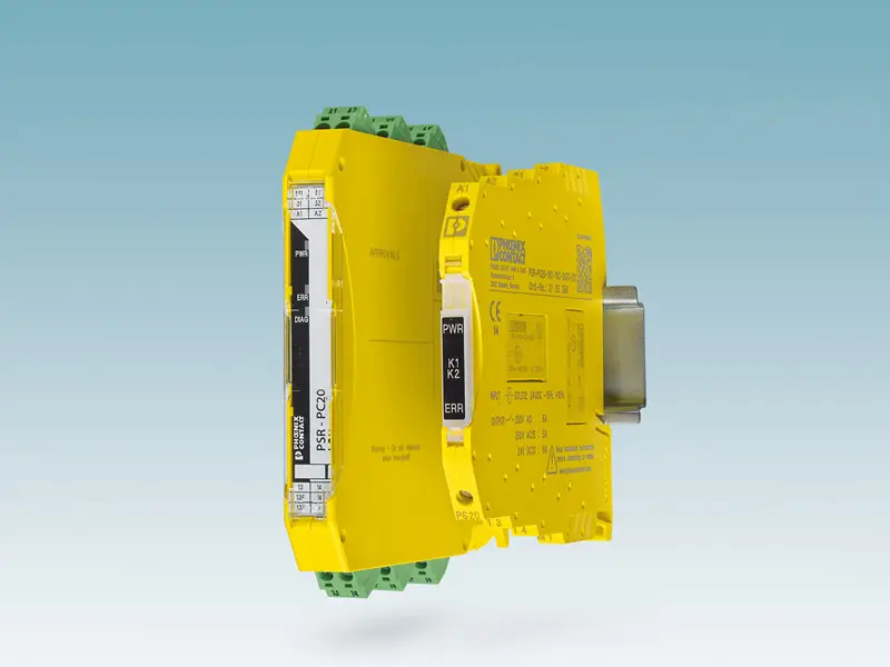 Smal veiligheidsrelais van Phoenix Contact