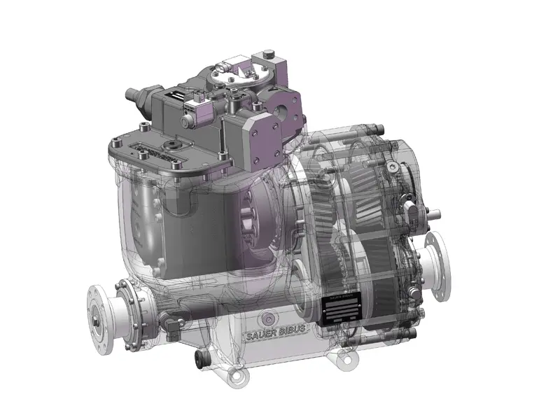 Rijaandrijving van Sauer Bibus