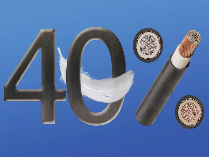 Lichtgewicht motorkabel van igus