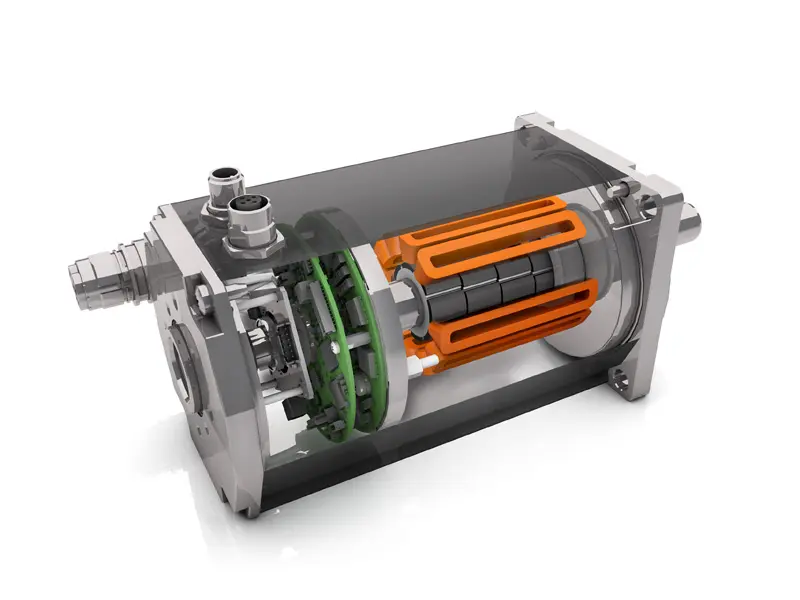 Borstelloze DC motor van Kolmer