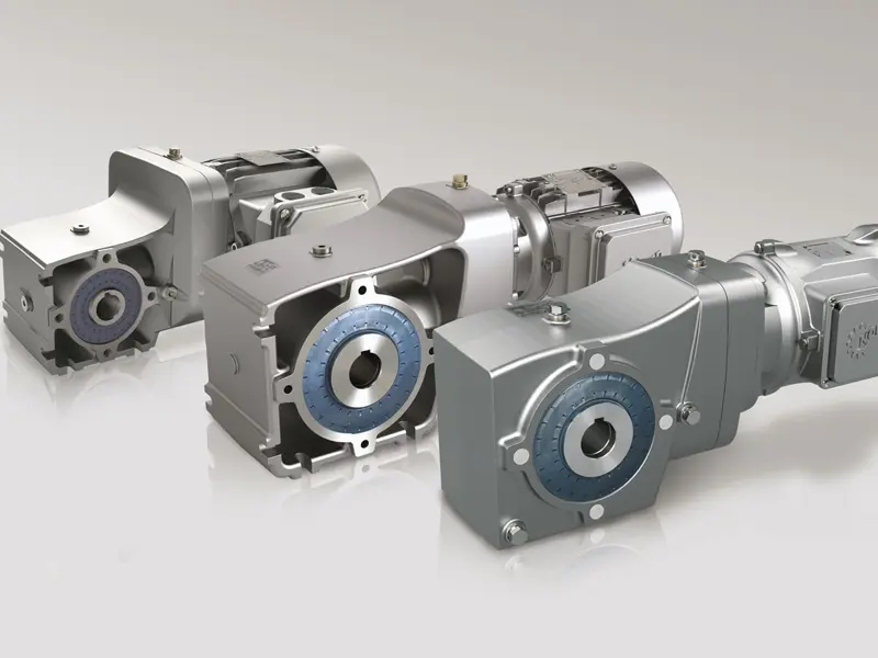 Nord kegelreductoren voor koppels van 50 Nm tot 660 Nm