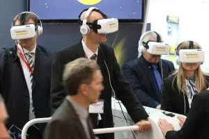 Wie even de weg kwijt is in Neurenberg kan zich altijd even terugtrekken in de virtuele wereld. (foto: Mesago)