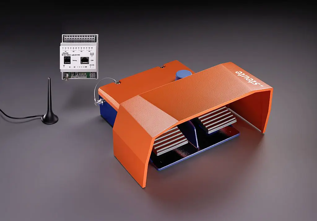 Steute veiligheidsvoetbediening