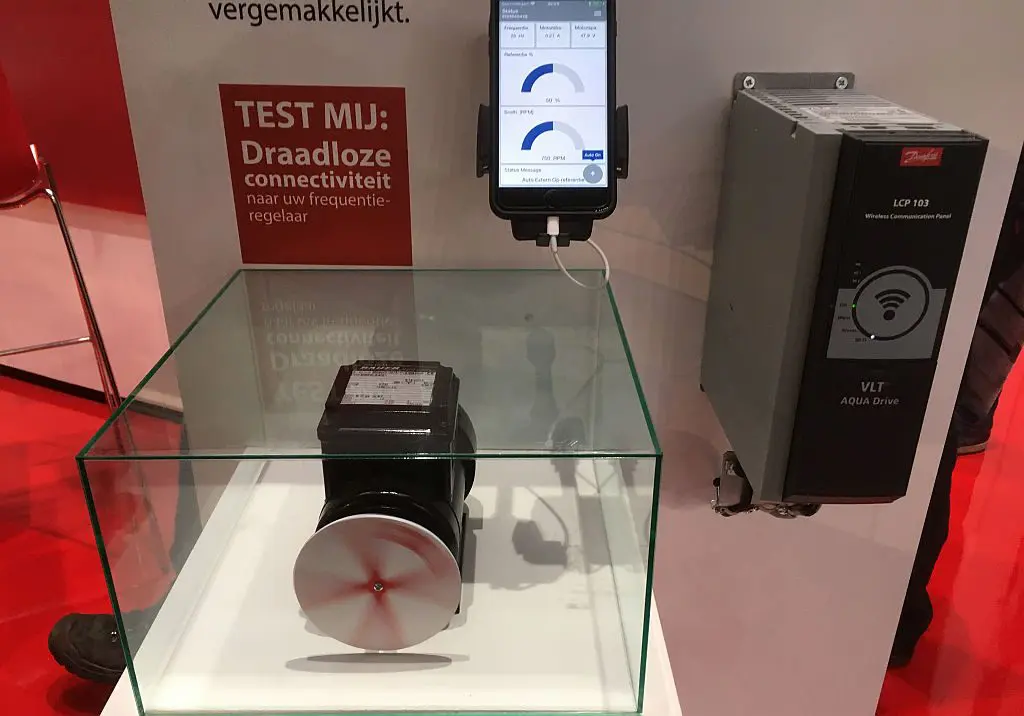 draadloze communicatie met frequentieregelaar