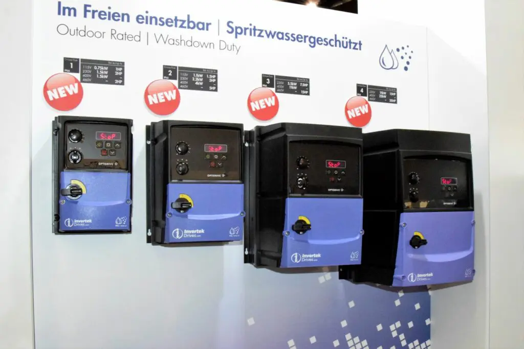 Invertek Hiflex IP66 frequentieregelaar VFD