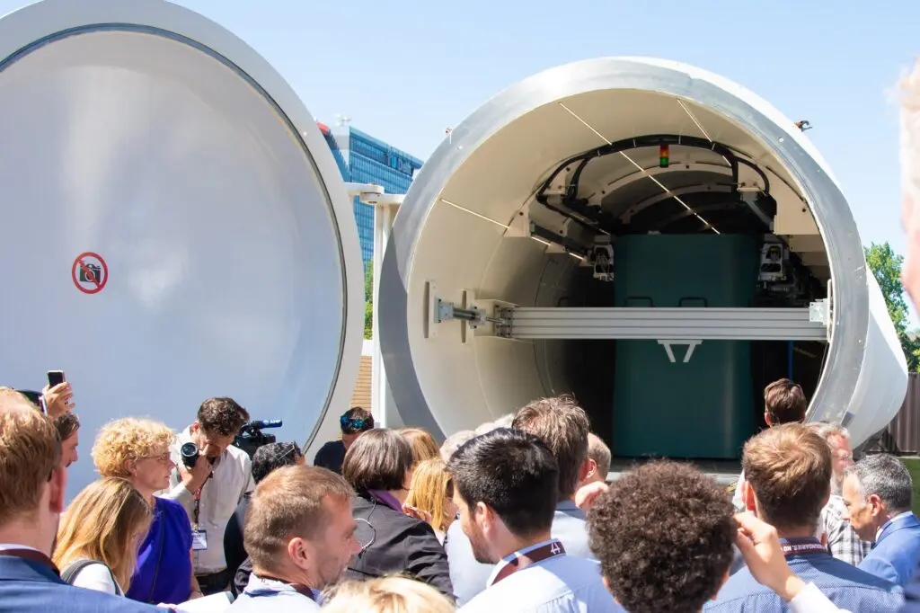 Hardt, Hyperloop, baanwissel