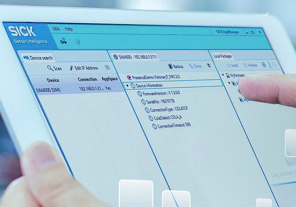 Sick AppSpace