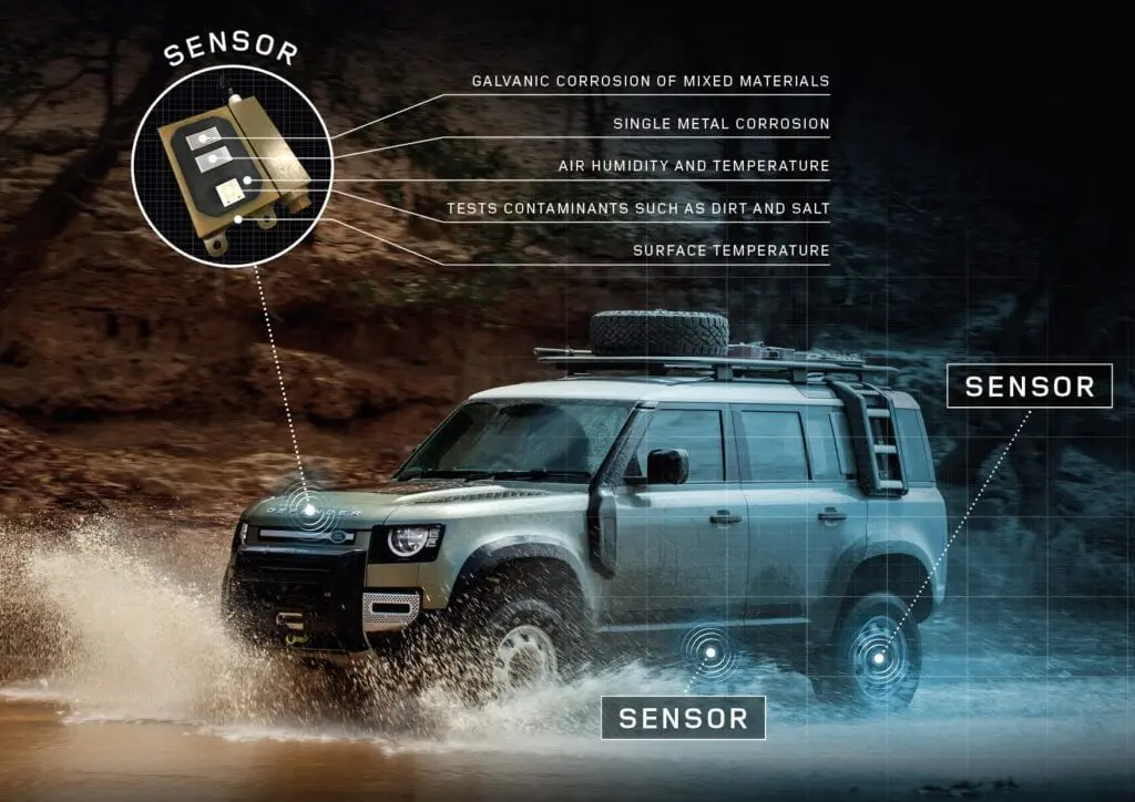 Land rover sensoren