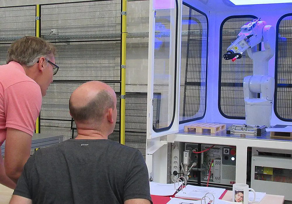 veilig werken met robots