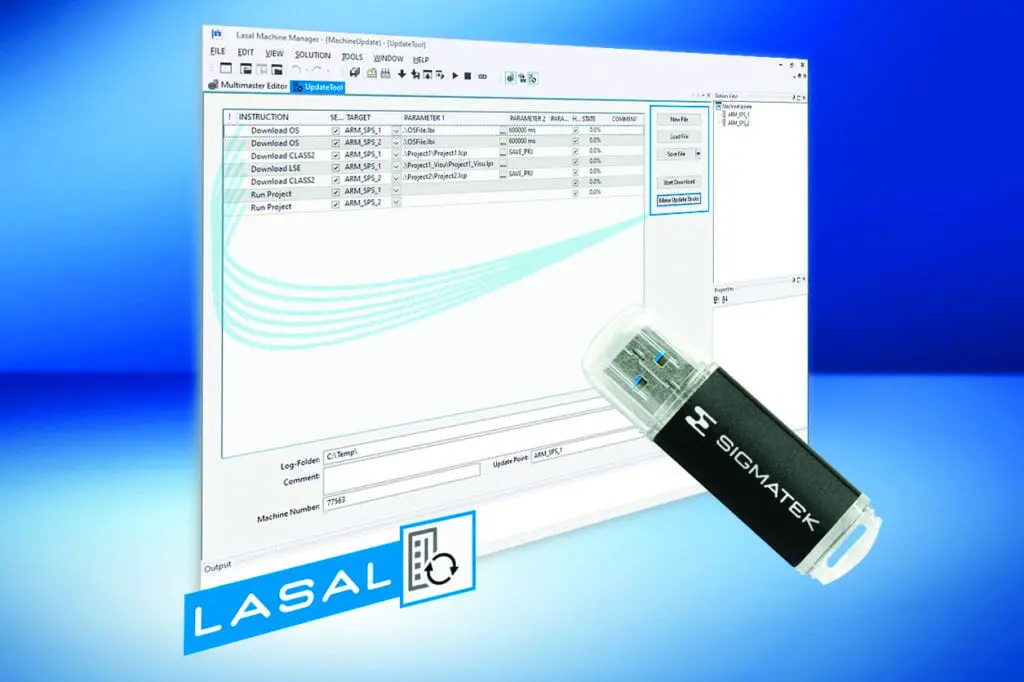 Lasal update tool sigmatek