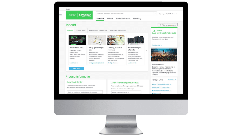 Schneider Electric introduceert online selfserviceportaal voor machinebouwers featured image
