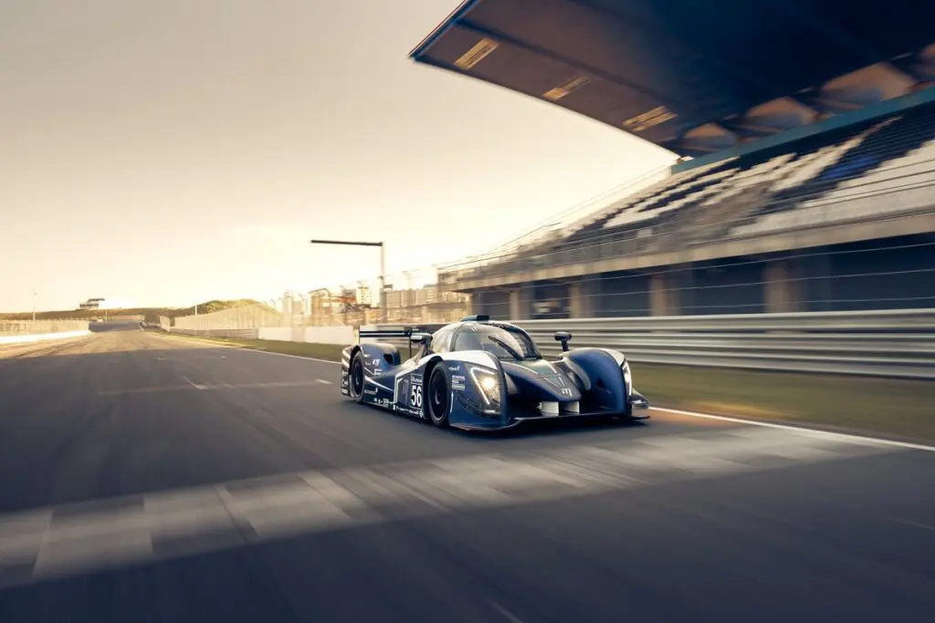 De elektrische raceauto van InMotion (foto: Jerome Wassenaar)