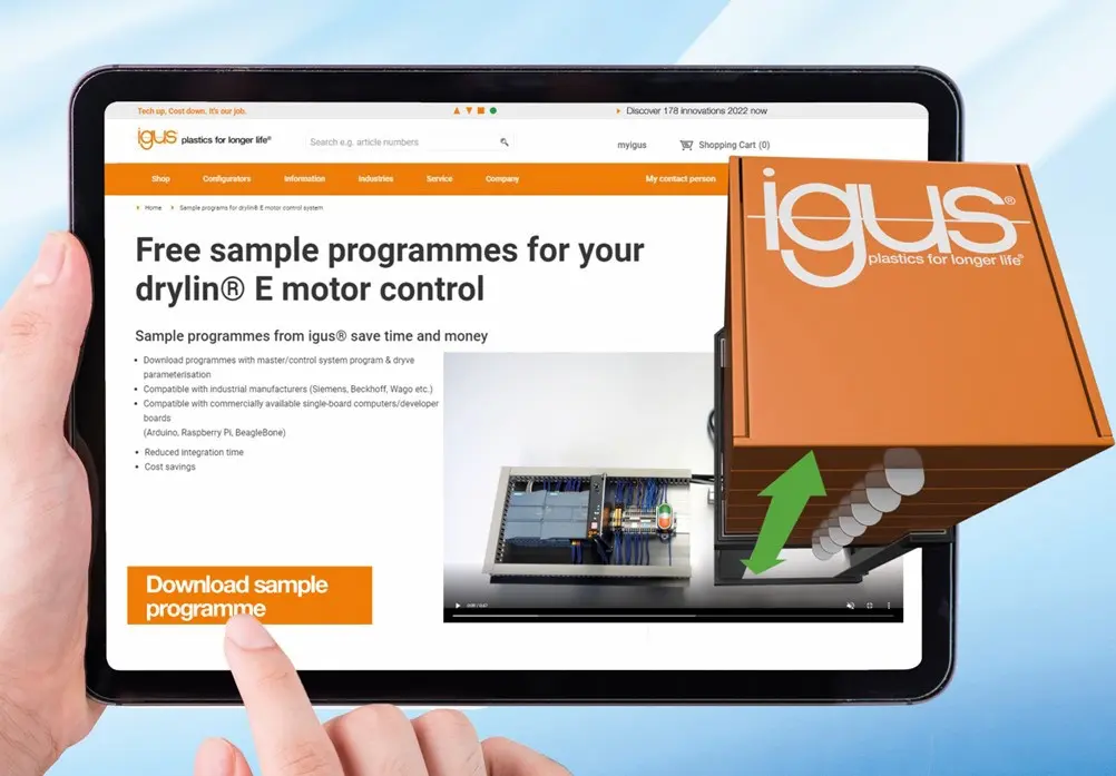 Snelle set-up van Igus’ motorbesturingssystemen featured image