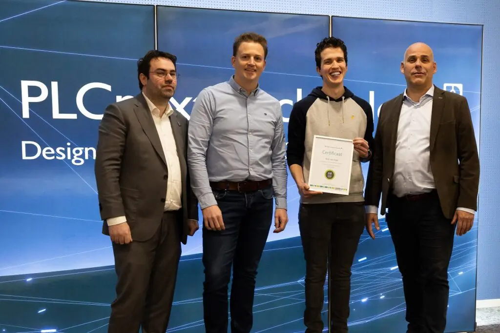 PLCnext Certified Engineer certificaat voor Nick van Kuijk van Batenburg IAS featured image