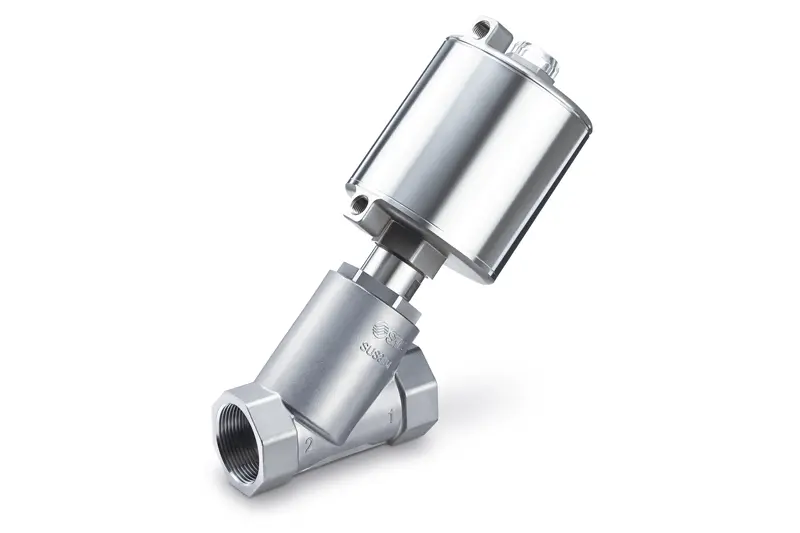 Ventiel met schuine zitting SMC voor betere flow