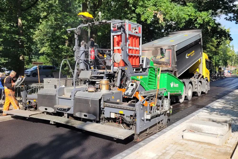 asfaltmachine op waterstof