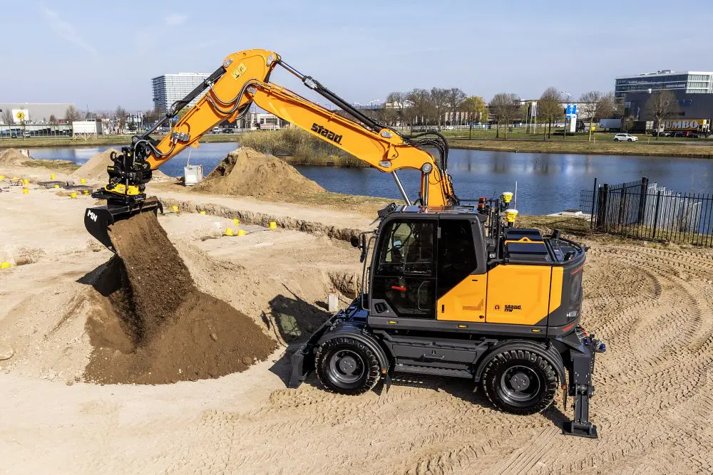 Staad 17W in actie op een bouwterrein