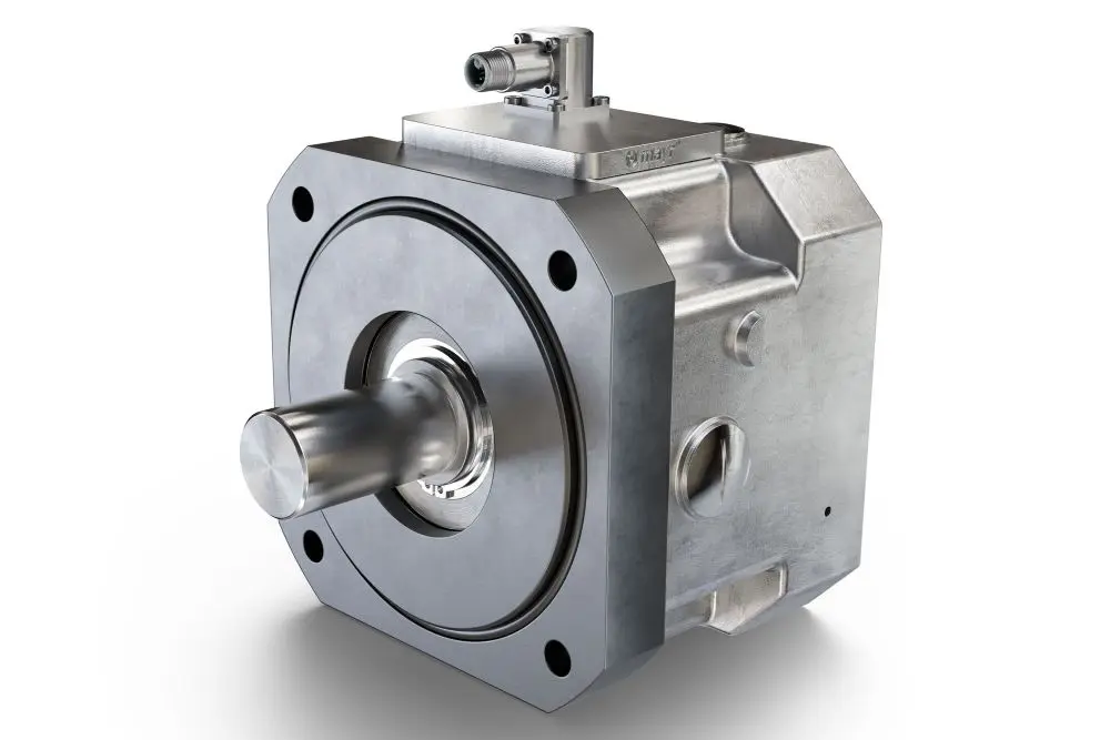 Mayr ROBA topstop veiligheidsrem voor verticale assen met IP66-bescherming