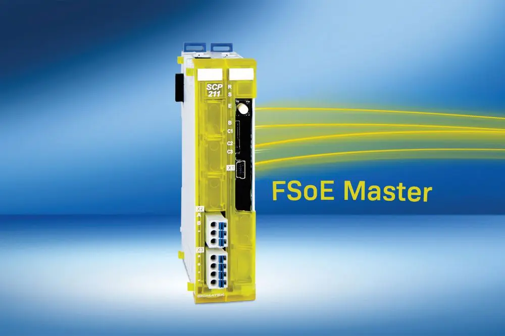 SIGMATEK biedt met de SCP 211 nu een master voor het FSoE-veiligheidsprotocol